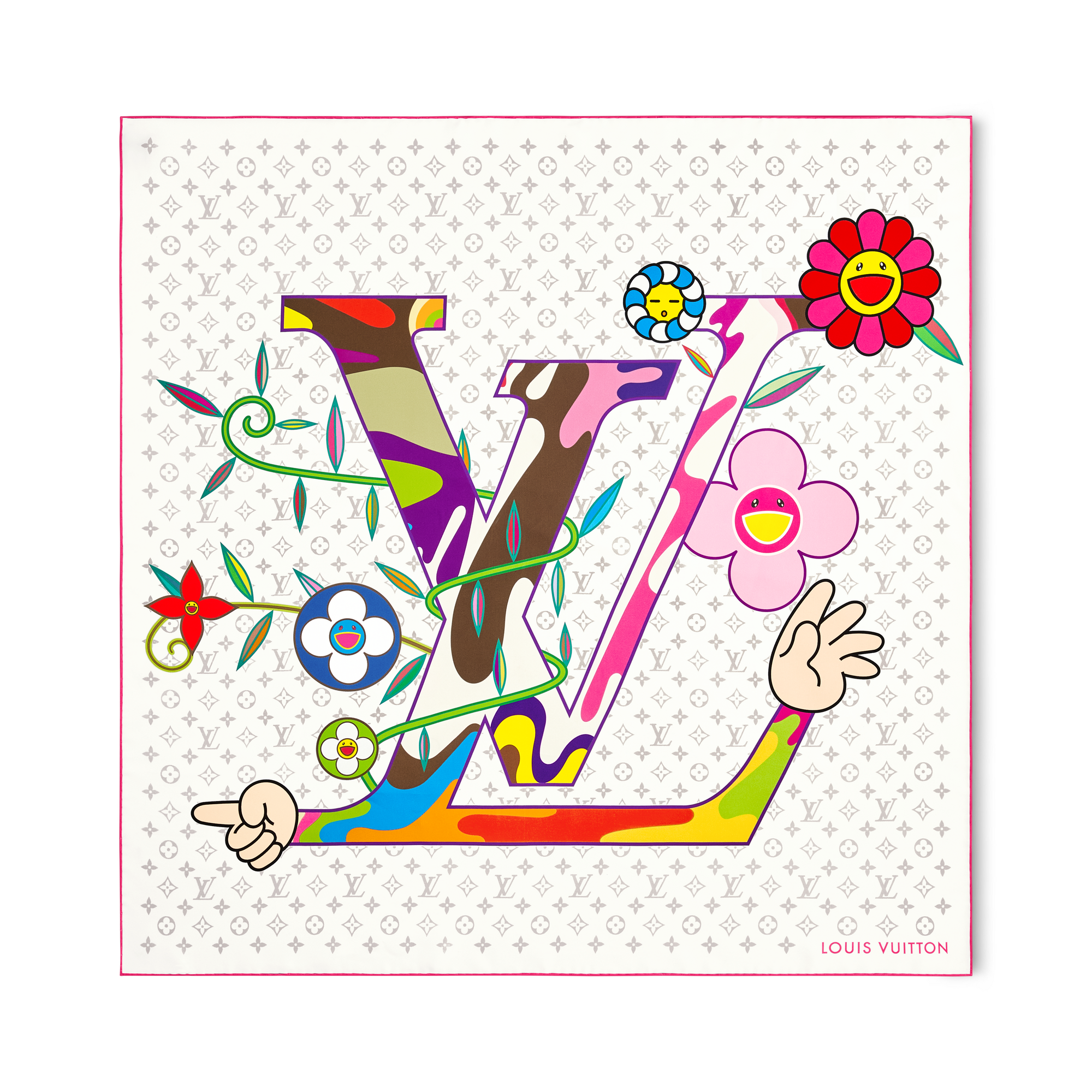 LV x TM Monogram Superflat Square 90 S00 - Accessories | LOUIS VUITTON